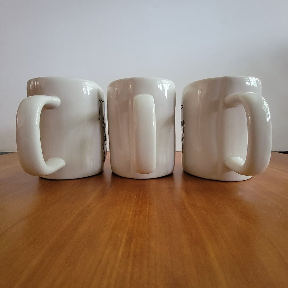 Three (3) Rae Dunn Ceramic Deck the Halls/Christmas Tree Mugs - Picture 7 of 10